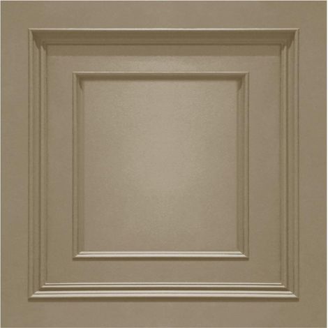 Belgravia Amara Panel Champagne Wallpaper Heavyweight Vinyl Paste The Paper (1/4)