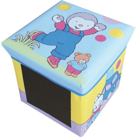 Tabouret de rangement et ardoise T'choupi (1/3)