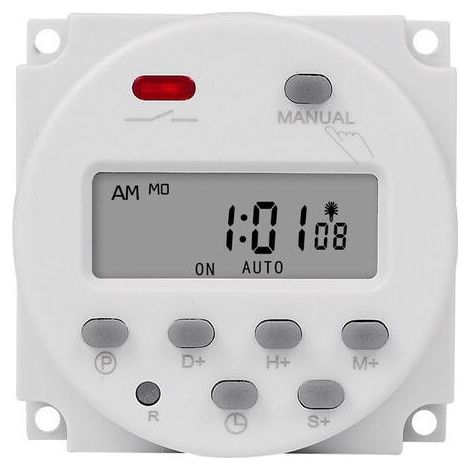 1pcs cn101a LCD commutateur de temps 12V 110V 220V relais de temps réverbère panneau d'affichage Power Timer (220V) (1/5)