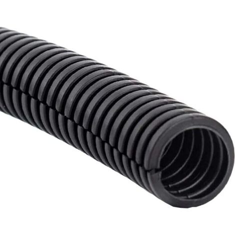 Gaine isolante pour câbles électriques automobiles, conduit ondulé flexible, revêtement de protection en PP, gaine fendue pour câbles, manchon isolant, tube de protection, gestion des câbles extérieur