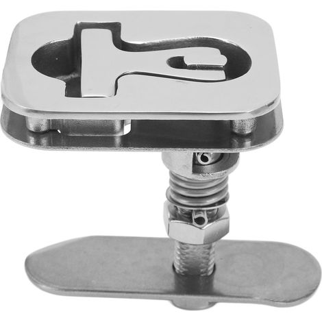 Loquer à came carré étanche inoxydable, poignée en T robuste et ergonomique pour bateau, yacht, pêche, accastillage marin, loquet de compression fiable. (1/5)