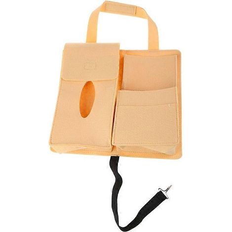 Sac de rangement suspendu, sac en papier essuie-tout, organisateur de déchets en feutrine pour téléphone portable et voiture (1/5)