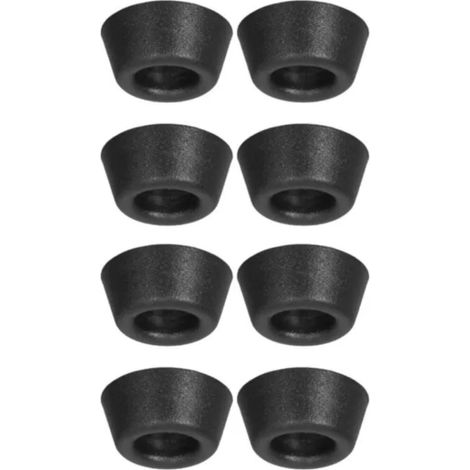 Cyclingcolors – Lot de 8 patins glisseurs coniques 18 x 8mm – Plastique PVC-P pour sols durs – Protection et déplacement facile des meubles