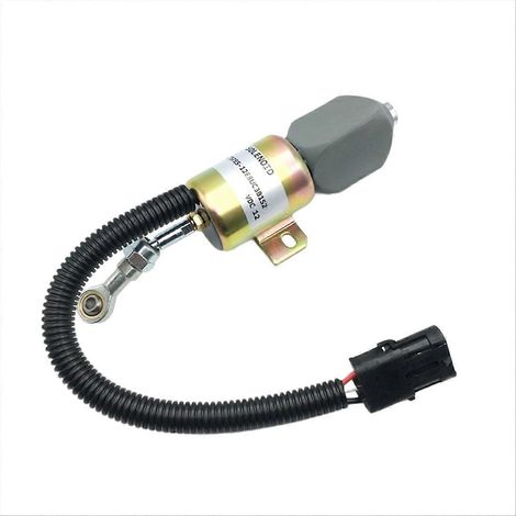 Électrovanne d'arrêt moteur pour groupe électrogène diesel Accessoires pour moteur diesel (12 V) (1/5)