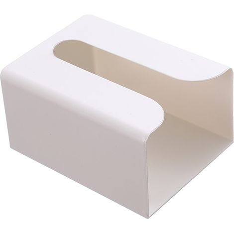 Boîte À Mouchoirs De Cuisine - Boîte À Papier Toilette Murale Sans Perçage - Support Adhésif Pour Surface Lisse - 1 Pièce (1/5)