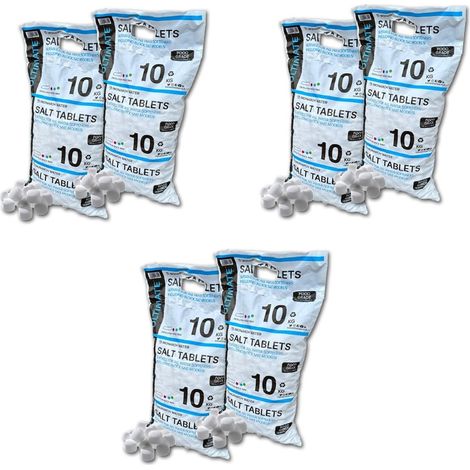 X6 Monarch Ultimate Water Softener Salt Pillow Tablets 10kg Bag Food Grade Salt