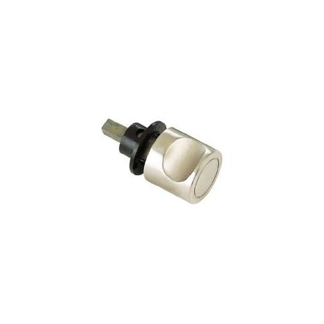 Bouton tournant ø30 - Pour porte d'épaisseur : 16 à 26 mm - Décor : Nickelé mat - JUNIE (1/2)