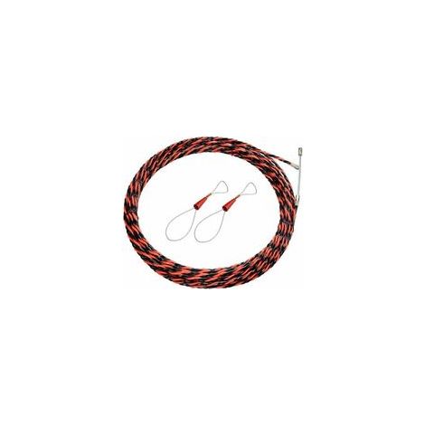 Aiguille Electricien 50M Tire Fil Electrique 5mm Diamètre Aiguille Tire Fil, rétractable d'installation pour tire Cable et rallonge en acier spiralé flexible tire fils electrique Tire fils d'électrici