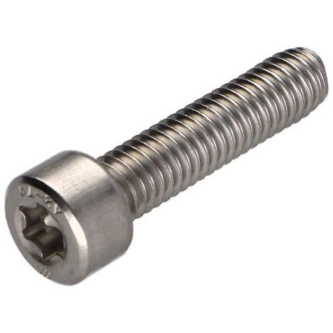Vis métaux Tête cylindrique TC TORX T10 Inox A2 M3X25 Filetée sur 18 microvis-1000 pièces