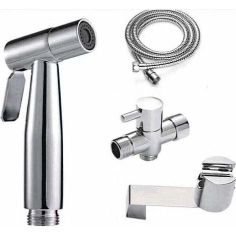 Enowelir Ensemble Pommeau Douche Tuyau Télescopique pour Lavabo Douchette Salle de Bain Nettoyage Cheveux (1/4)