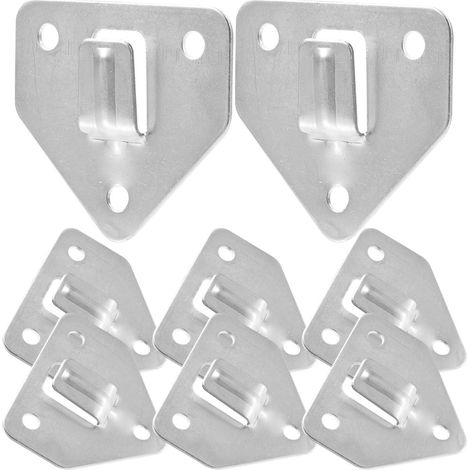 Lot de 8 supports muraux pour extincteurs - Support durable pour extincteur - Montage facile - Pour le bureau et l'utilisation commerciale (1/5)