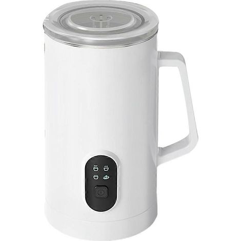 Mousseur à lait électrique 4 en 1 400 W 590 ml et mousseur à lait froid, fonctionnement silencieux, cuve en acier inoxydable, prise américaine B (1/5)