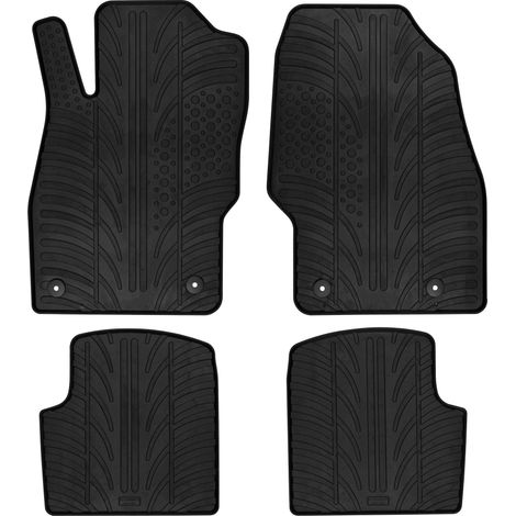 Set tappeti su misura in gomma - compatibile per Renault Clio III 3p (10/0501/13) - Renault Clio III 5p (10/0501/13) - Renault Clio III Sportour (02/0808/13) (1/5)