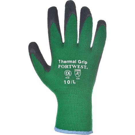 Gants latex anti-froid Portwest A140 Vert 11