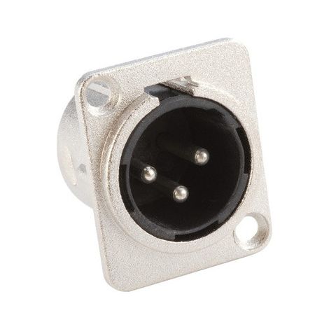 Base Xlr Macho 3pin Tipo D Adam 7838