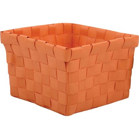 Panier de rangement 10x10x7,5cm Orange MSV