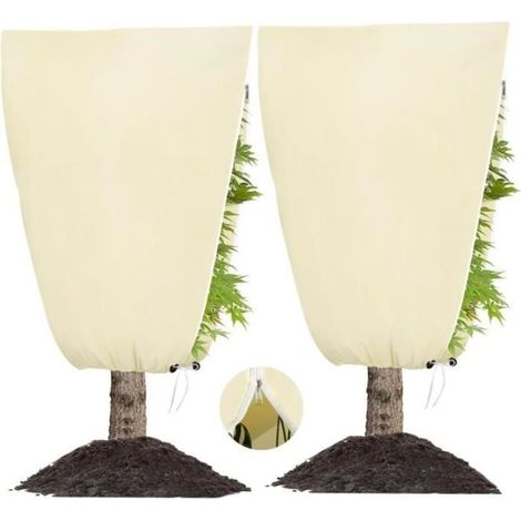 100x80cm Plant Protection Covers, Plant Protection Bag with Zipper and Drawstring (1/4)