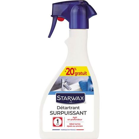 Desincrustante Superpotente para Baño Pulverizador. 500ml +20% - Starwax
