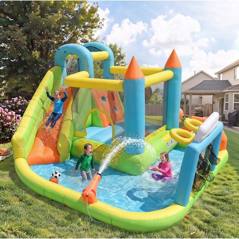 Aufblasbarer Wasserpark für Kinder 360x320x200 cm OKMYHOME (1/5)