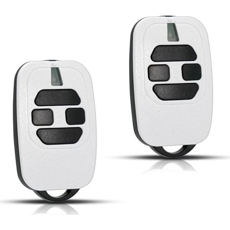 Lot de 2 télécommandes DEA 433,92 MHz compatibles GTI2, GTI4, GT2, GT4, Mio TR2, TR4, TR2N, TR4N, Genie 273, Gold 288 – télécommande pour portail et porte de garage avec portée jusqu’à 150 m (1/5)