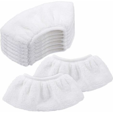 8 PCS Bonnettes Microfibre pour Kärcher, Chiffons pour Buse à Main Accessoire pour Nettoyeurs Vapeur SC 1, 2, 3, 4, 5 (1/5)