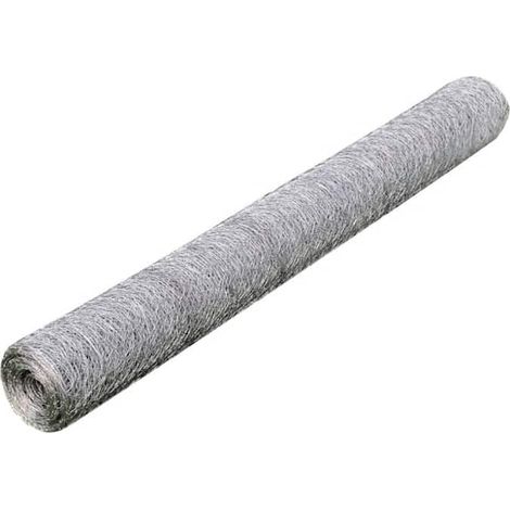Vogelschutzgitter Galvanisiertes Stahl 25 x 1 m Silber