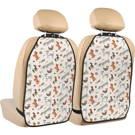 Novastar Lot de 2 tapis protection pour siège arrière voiture (1/5)