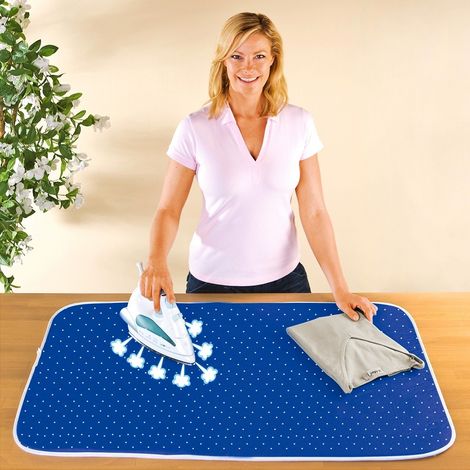 WENKO Dampf-Bügeldecke Bügeldecke für Tisch Tischbügeldecke Bürett 100x65 cm (1/5)