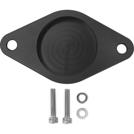 CNC-gefräste Aluminium-Turbo-Resonator-Ersatzplatte für Dodge Duramax 1116, Schwarz (1/5)