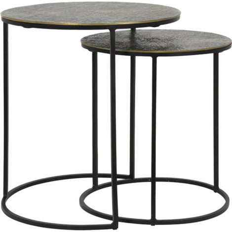 Light and Living beistelltisch - bambus - metall - 6739018