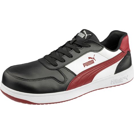 Halbschuh - PUMA - Frontcourt S3 Blk/Wht/Red T.47 640200201000047 (1/5)