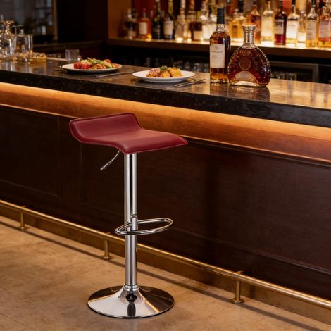 Chaise de café pivotante, chaise de petit-déjeuner, chaise de table, chaise de salle à manger (une seule chaise de bar est incluse)