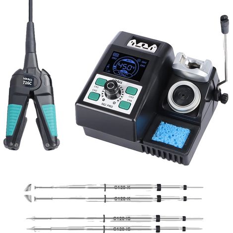 Kit de fer à souder, pointe de précision, chauffage rapide, 982 pro (1), EU-PLUG (1/2)