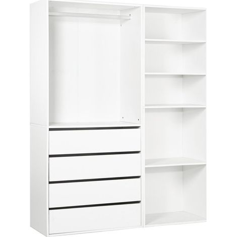 Kit dressing " Opéra " modulable - 2 éléments - Blanc (1/4)