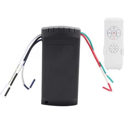 Kit de télécommande sans fil pour ventilateur de plafond avec minuterie, compatible avec les lampes de plafond 85-265 V. (1/5)