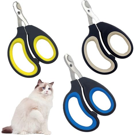 3-delige set nagelknippers voor katten en honden, teennagelknippers voor grote honden, kleine honden, nagelkappen voor katten, kattenaccessoires voor binnenkatten, nagels (1/5)