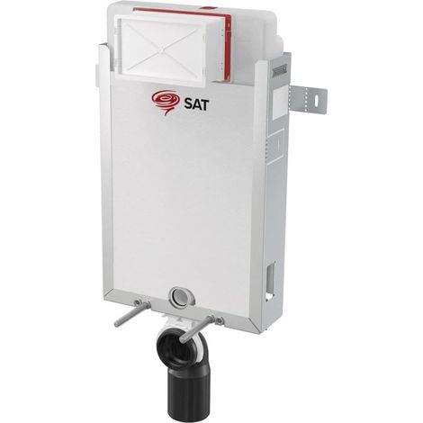 Swiss Aqua Technologies Montagerahmen für Wand-WC, Doppelspülung 3/6 l, weiß (SATAMZ)
