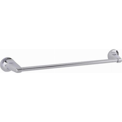 Cleafe - Porta Asciugamani Portasciugamani Cromato 40 Cm Maniglione A Parete Bagno 79812 - (1/5)