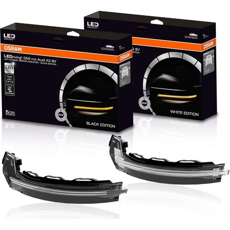 Seat Leon 5F0 Rétroviseurs Dynamique LEDriving® DMI FUMÉ - LEDDMI-5F0-BK-S OSRAM (1/5)