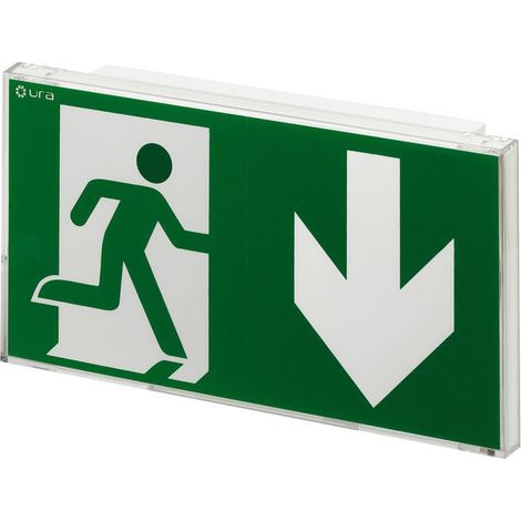 URA 128215 Luminaire source centrale LSC Uralife évacuation 24/48