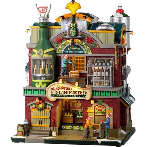 Christmas Cheer Bottling Company con Alimentatore 4.5V Cod. 25858
