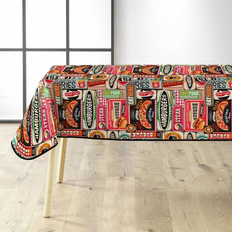 Nappe Toile Cirée "Americano" 140x240cm Multicolore (1/4)