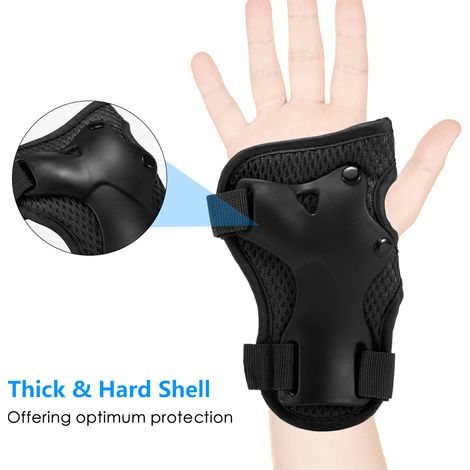 Ensemble de genouillères pour enfants 6 en 1, kit d'équipement de protection, coudes avec protège-poignets, protection de sécurité pour enfants pour le patinage à roulettes (1/5)