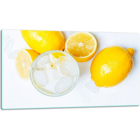 Tablero de corte de placa de vidrio 52x30 limón (1/5)
