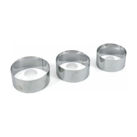 SET 3 COPPAPASTA ACCIAIO 6,7,8 CM
