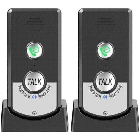 Lot De 2 Interphones Sans Fil Pour La Maison, Appelant Bidirectionnel, Interphone Vocal Portable Sans Fil Ultra Longue Distance Pour Personnes âGéEs, Communication De PièCe à PièCe,Sonnerie D'Appel TR (1/4)