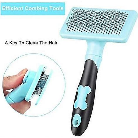 Brosse pour chien, brosse pour chat, brosse autonettoyante rotative à 360° avec poils doux pour l'épilation (1/5)