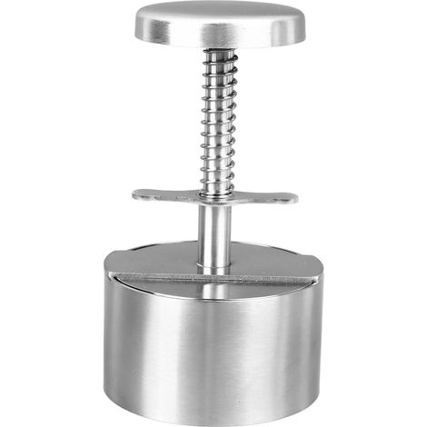 Presse à Burger en Acier Inoxydable - Manuel Efficace pour Cuisson sans Coller, Viandes et Légumes (1/5)