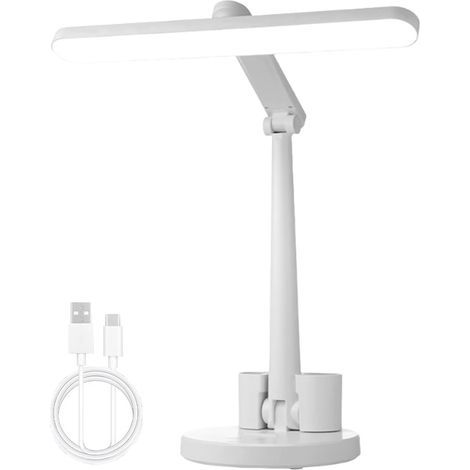 Generic Desk Lamp, USB Charging Reading Lamp, High Brightness Desk Lamp, Long-Lasting Bedside Lamp for Bedroom, Home, School, Study, Dressing Table, Reading, Studying, Working, Writing (1/5)