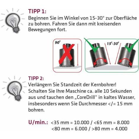 Diamant-Kernbohrer Dia- CoreDrill (1/3)